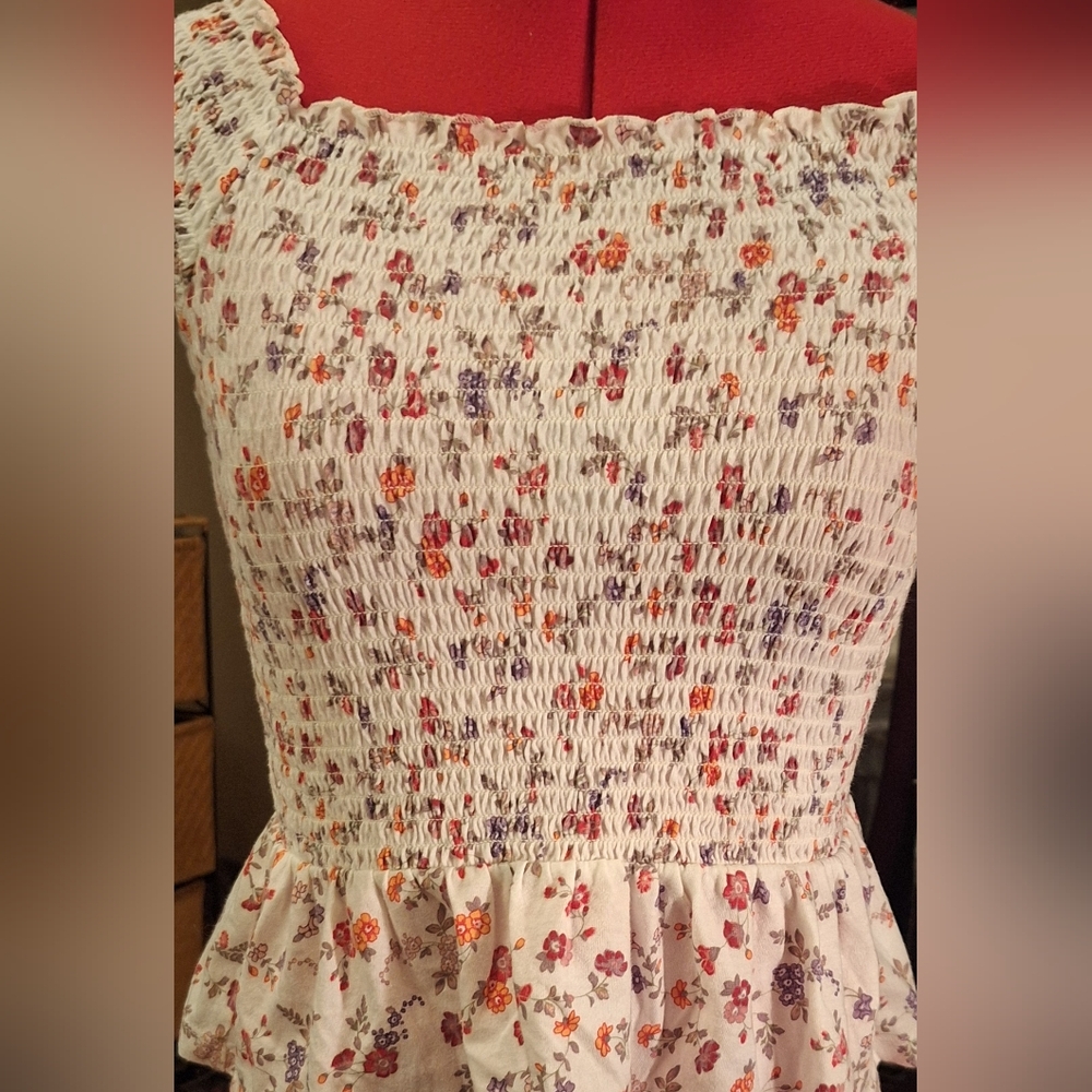 American Eagle Cute Floral Crop Top S/P/CH - Picture 4 of 12